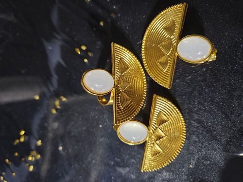 Orowa — Fan / Wedge Earring & Ring Set