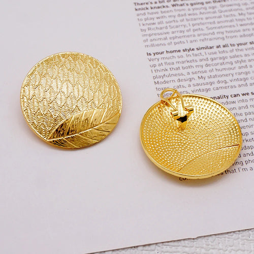 Akosua Gold Dome Earring & Ring Set
